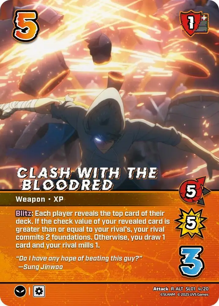 Clash with the Bloodred (Alternate Art) card front
