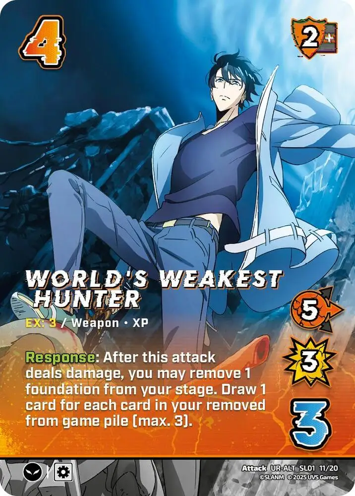 World's Weakest Hunter (Alternate Art) card front