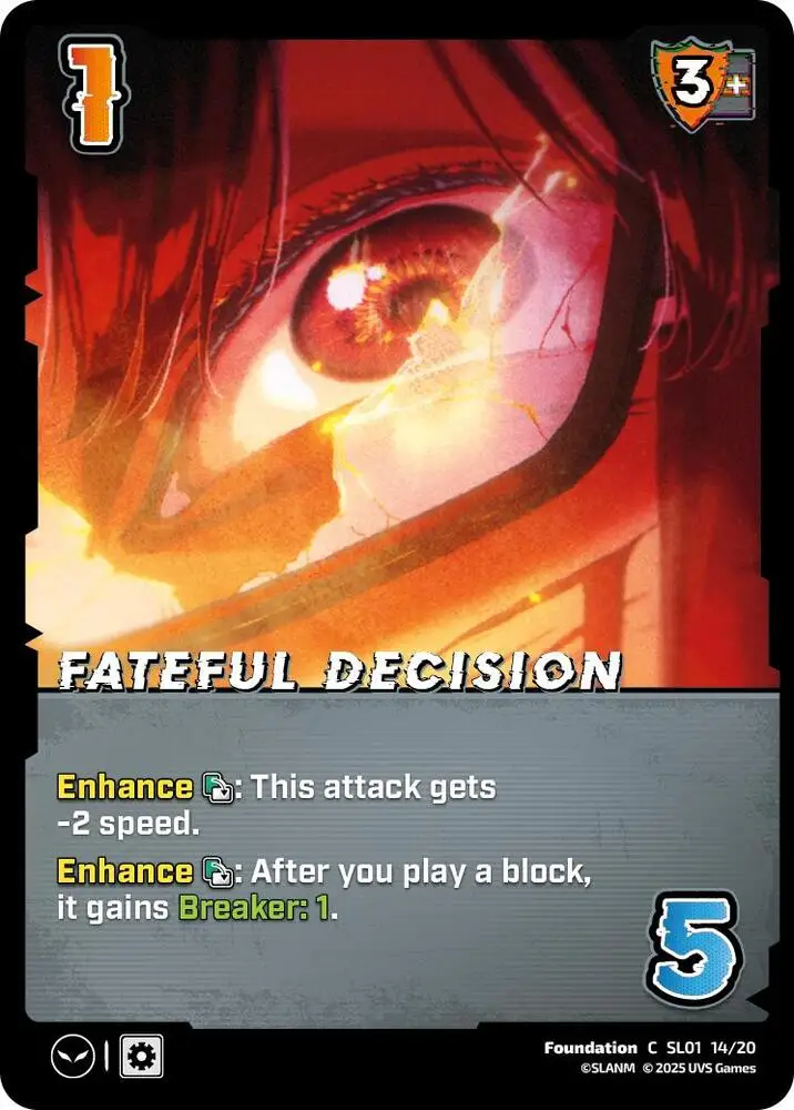 Fateful Decision card front
