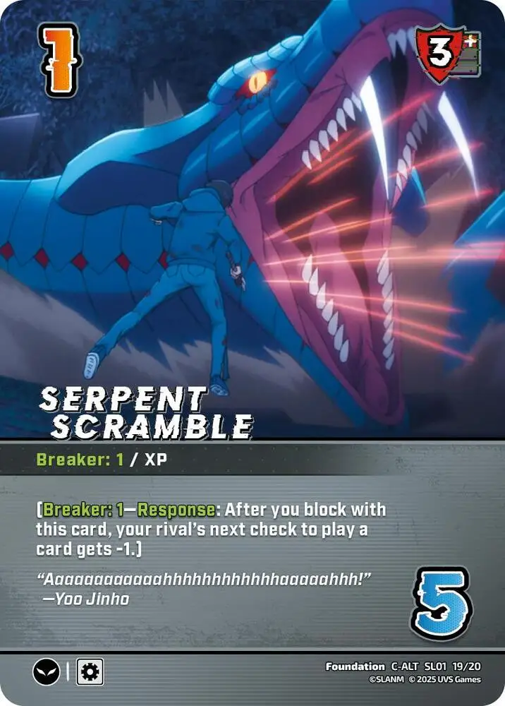 Serpent Scramble (Alternate Art) card front