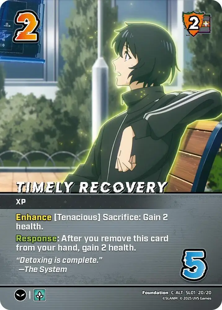 Timely Recovery (Alternate Art) card front