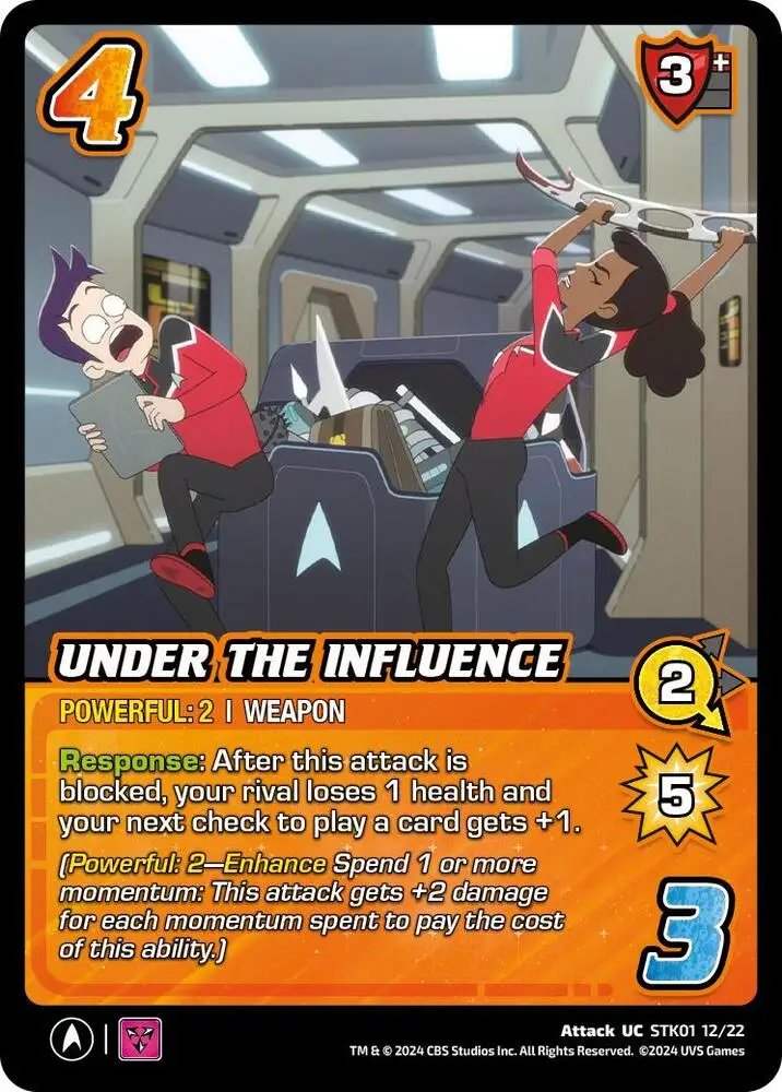 Under the Influence card front