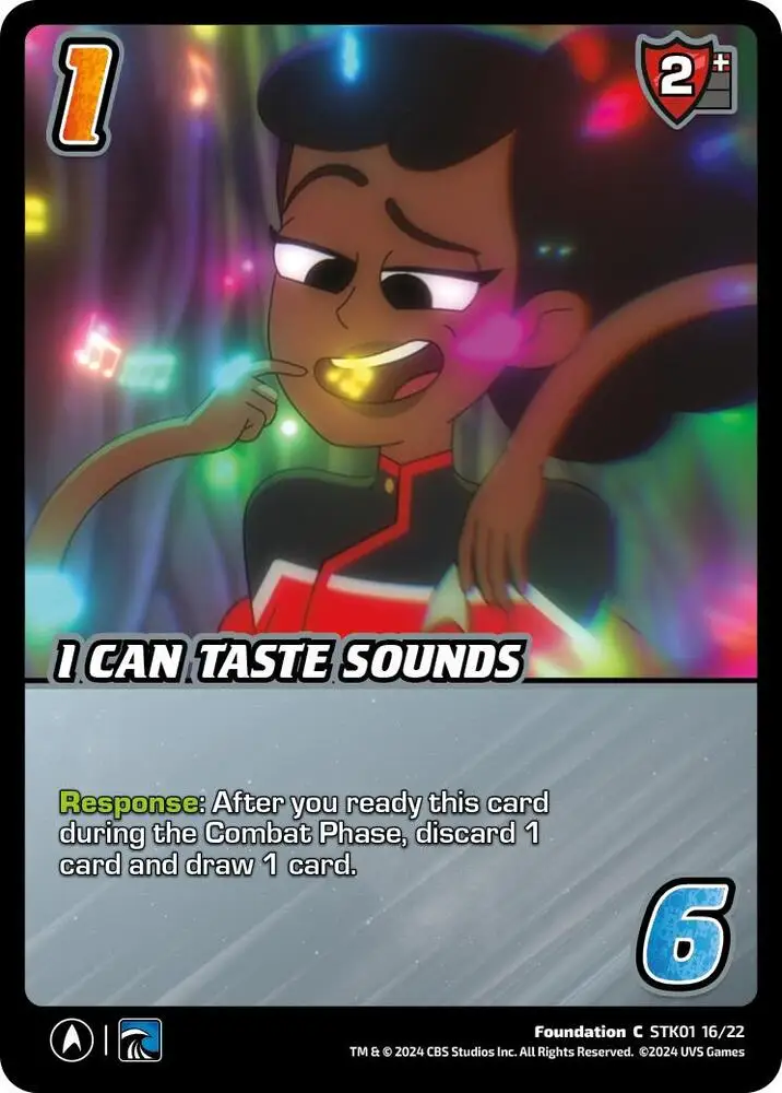 I Can Taste Sounds card front