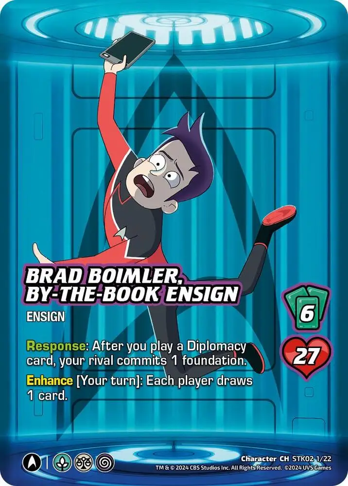 Brad Boimler, By-the-Book Ensign card front