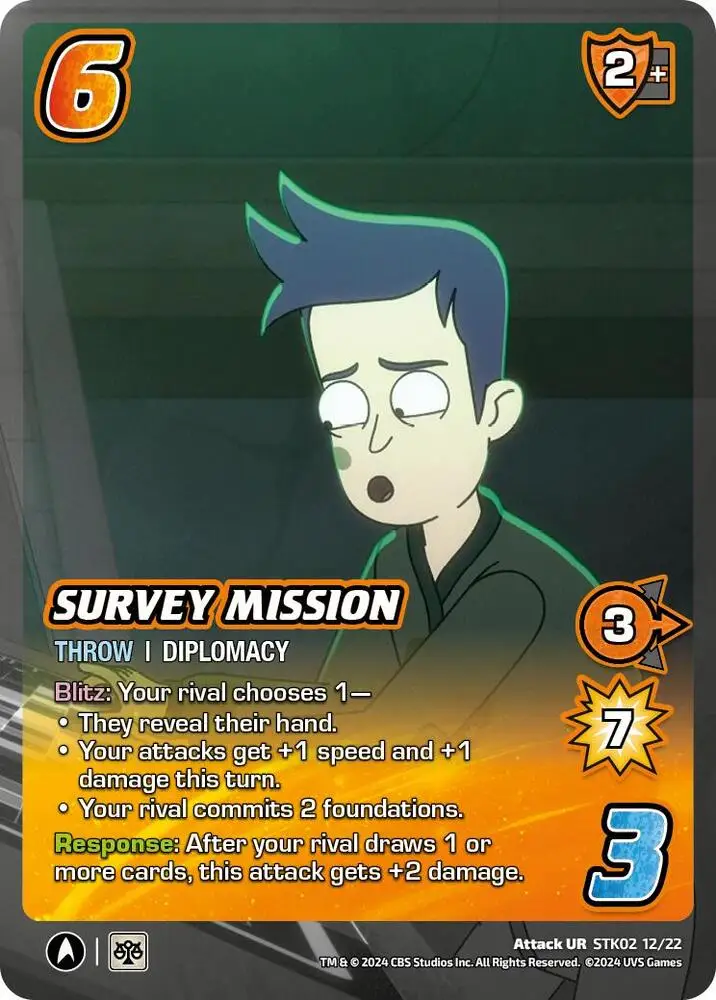 Survey Mission card front