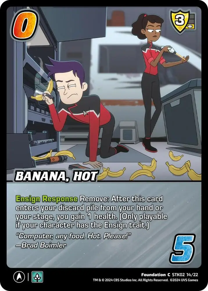 Banana, Hot card front