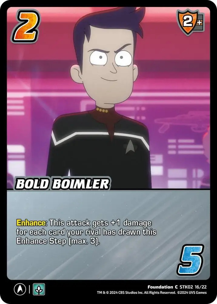 Bold Boimler card front