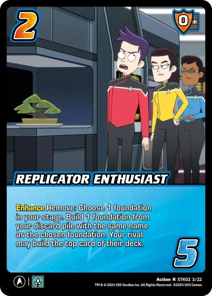 Replicator Enthusiast card front