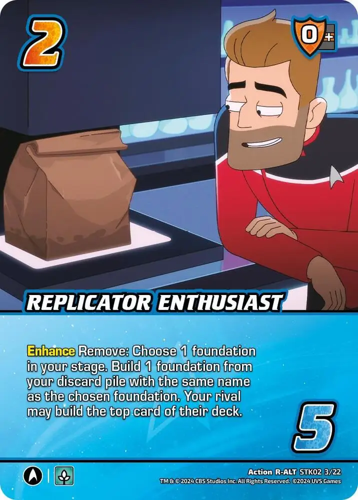Replicator Enthusiast (Alternate Art) card front