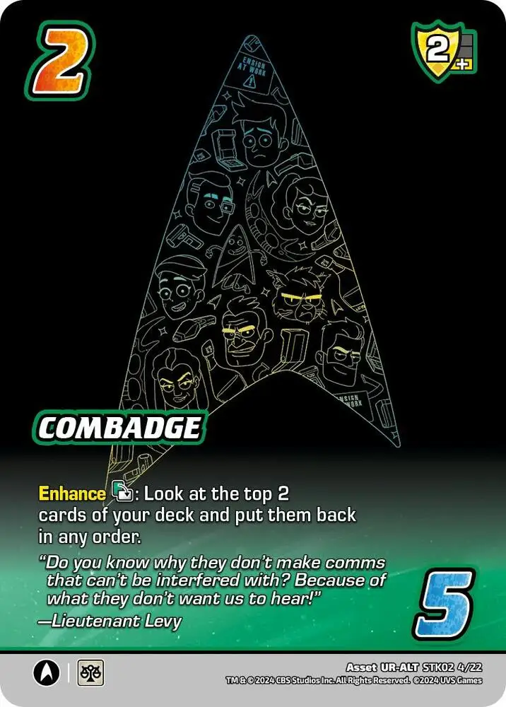 Combadge (Alternate Art) card front