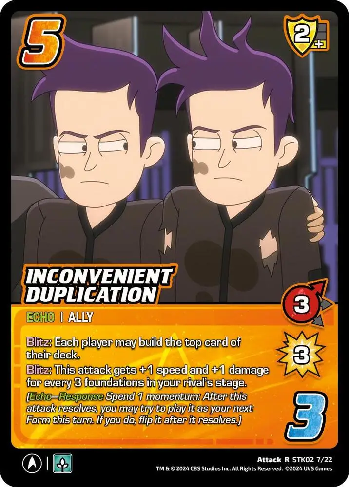 Inconvenient Duplication card front