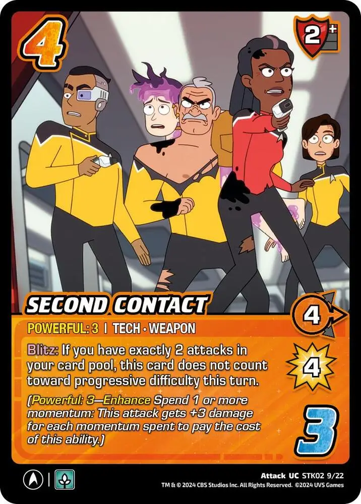 Second Contact card front