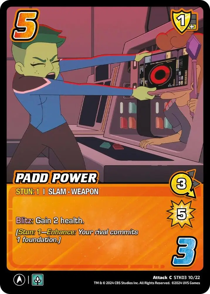 PADD Power card front
