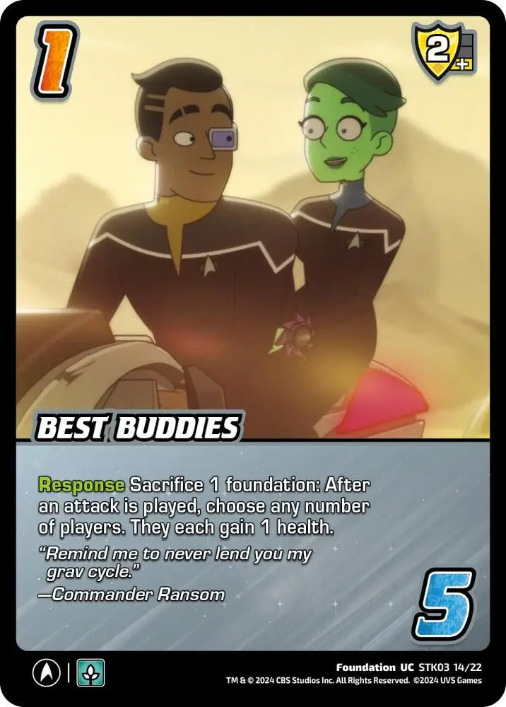 Best Buddies card front