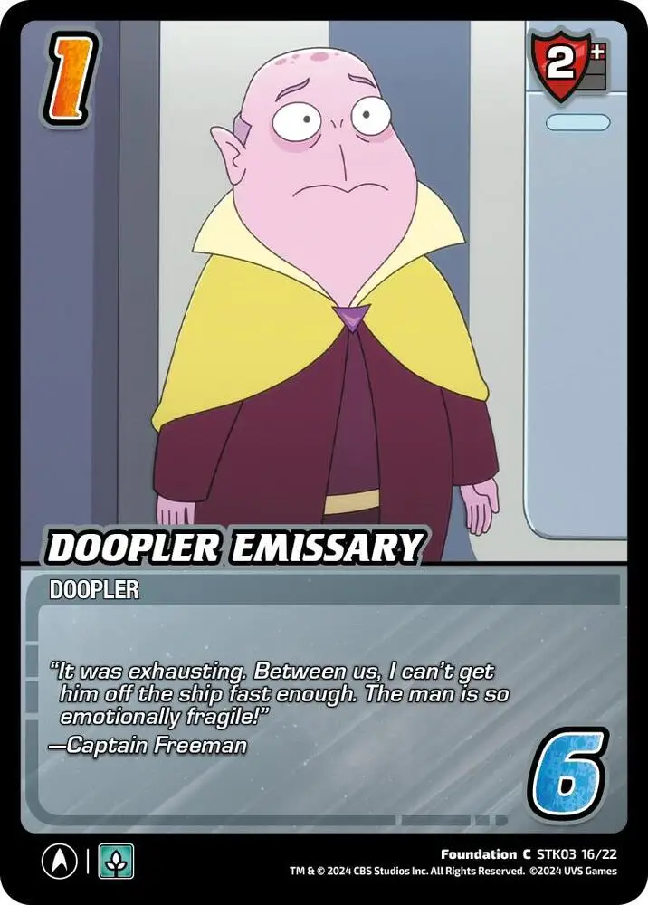Doopler Emissary card front