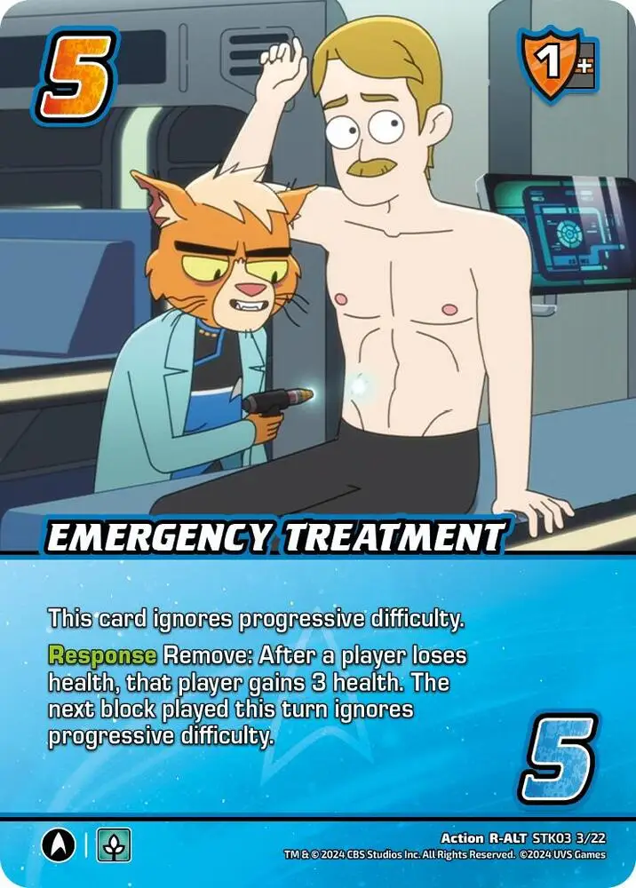 Emergency Treatment (Alternate Art) card front