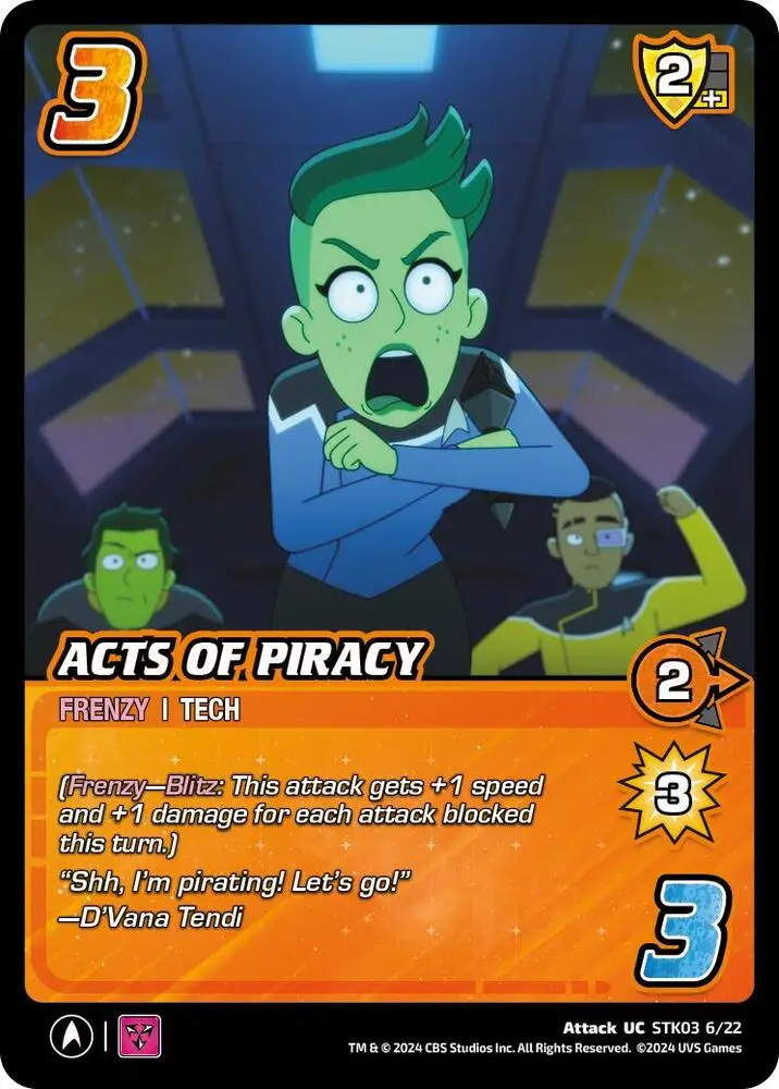 Acts of Piracy card front
