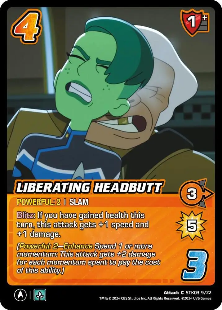 Liberating Headbutt card front