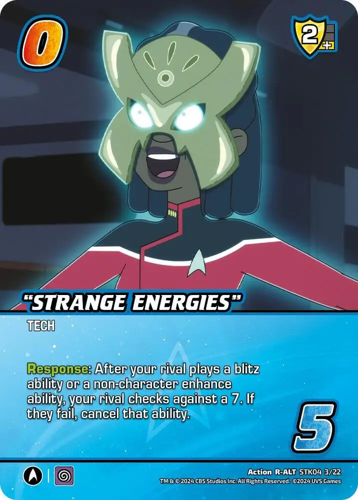 "Strange Energies" (Alternate Art) card front