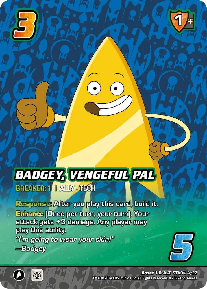 Badgey, Vengeful Pal (Alternate Art) card front