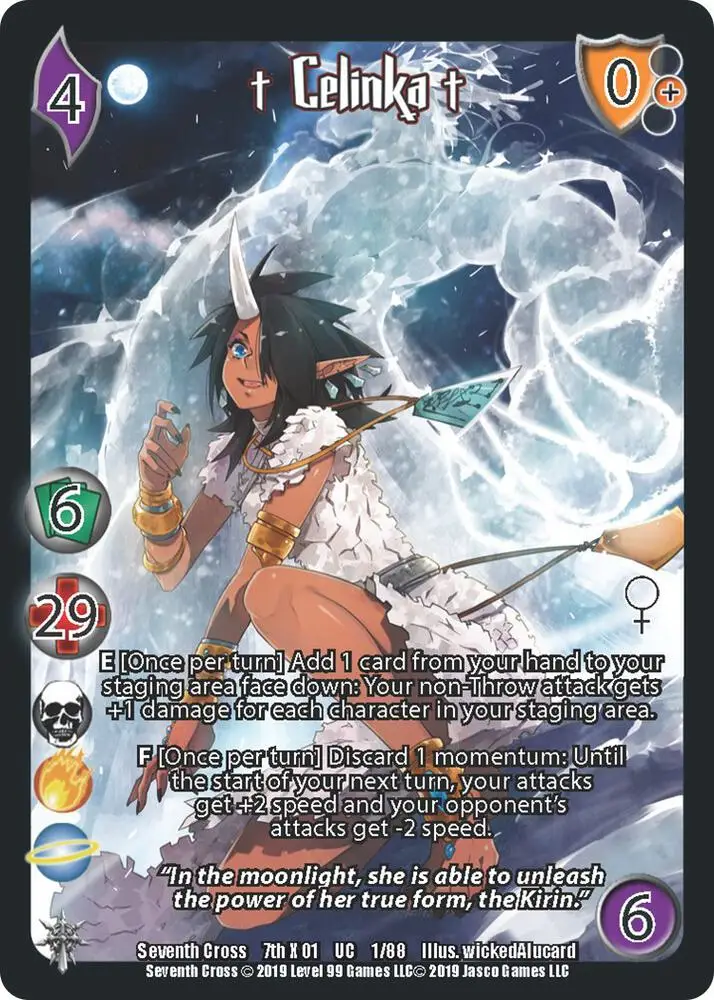 Celinka1 card front