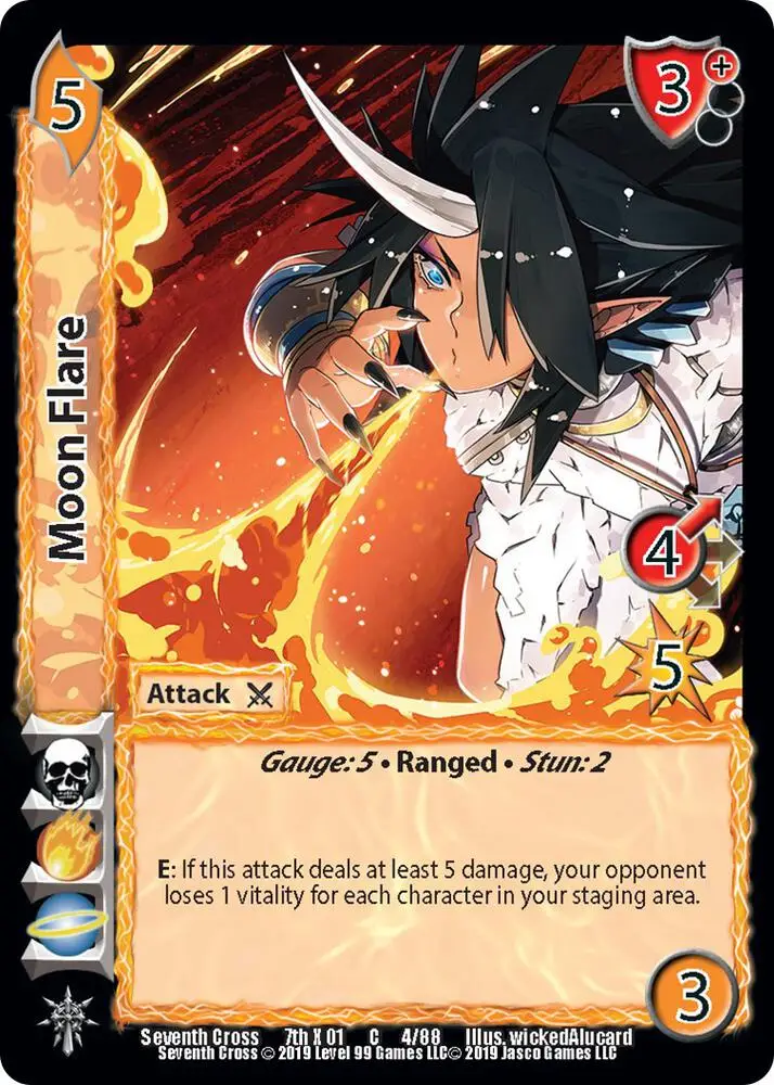 Moon Flare card front