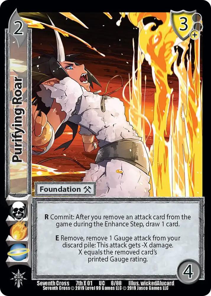 Purifying Roar card front