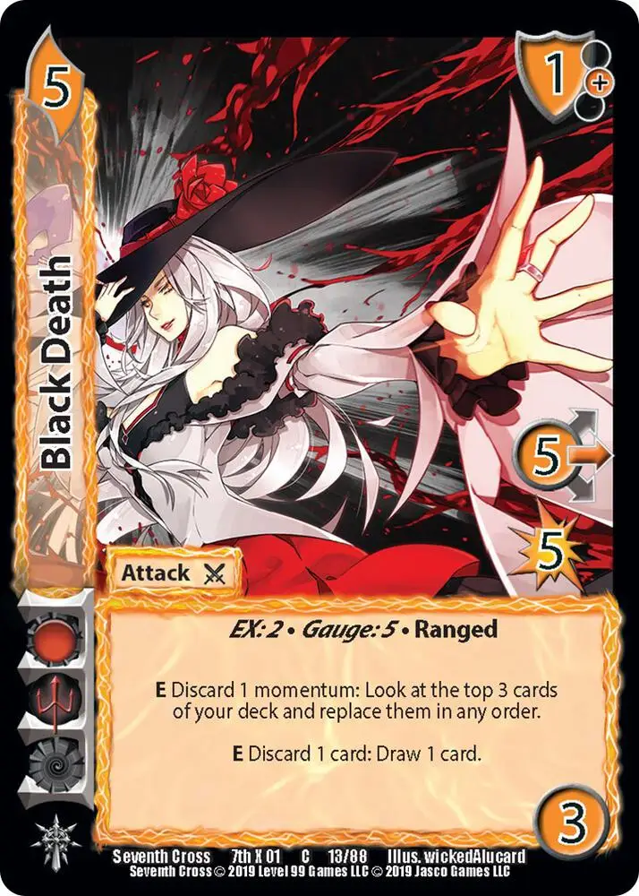Black Death card front