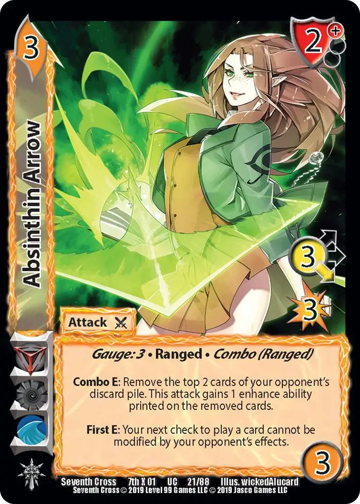 Absinthin Arrow card front
