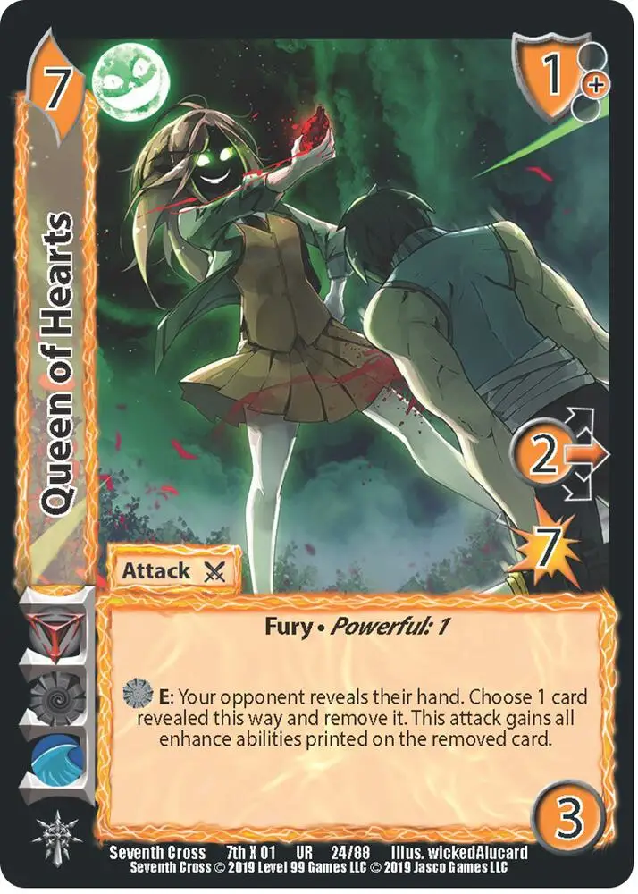 Queen of Hearts card front