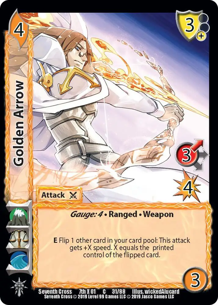 Golden Arrow card front