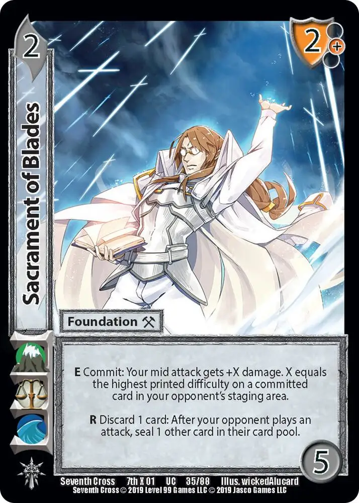 Sacrament of Blades card front
