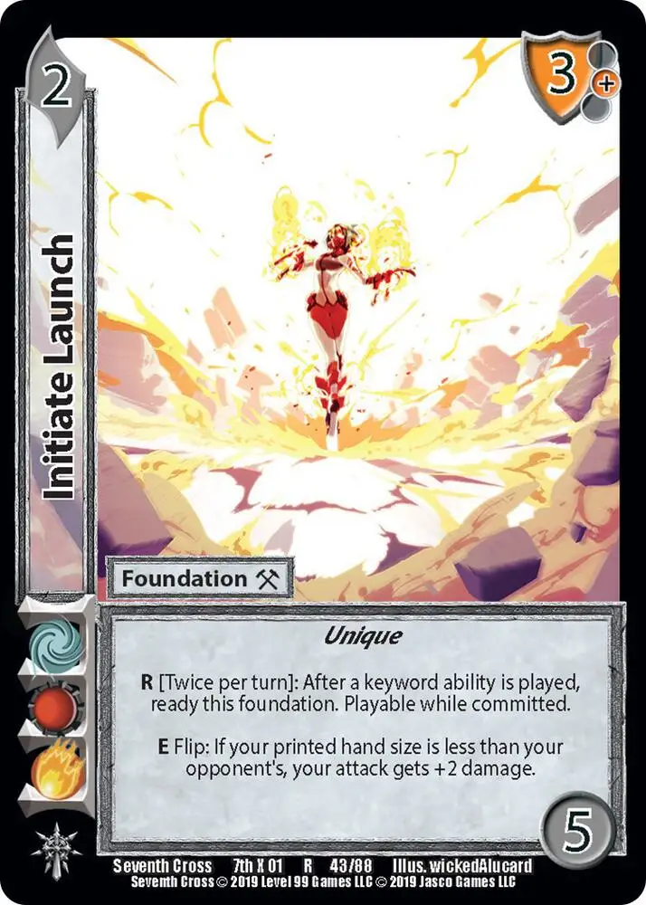 Initiate Launch card front