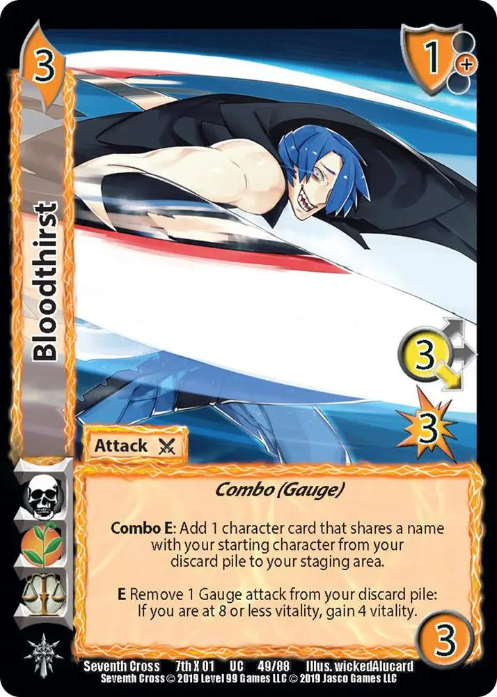 Bloodthirst card front