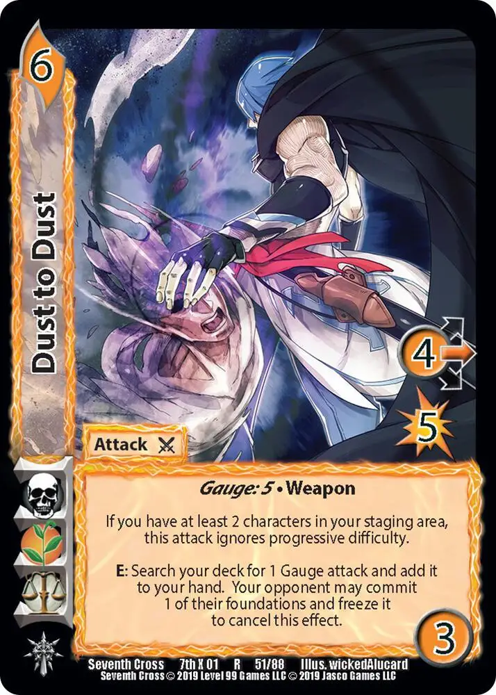 Dust to Dust card front