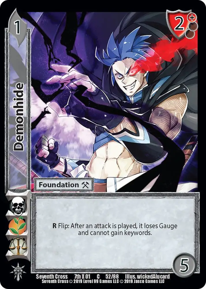 Demonhide card front