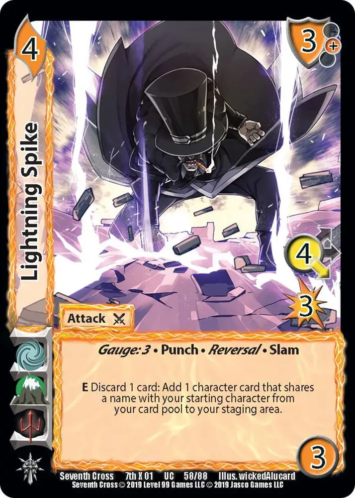 Lightning Spike card front
