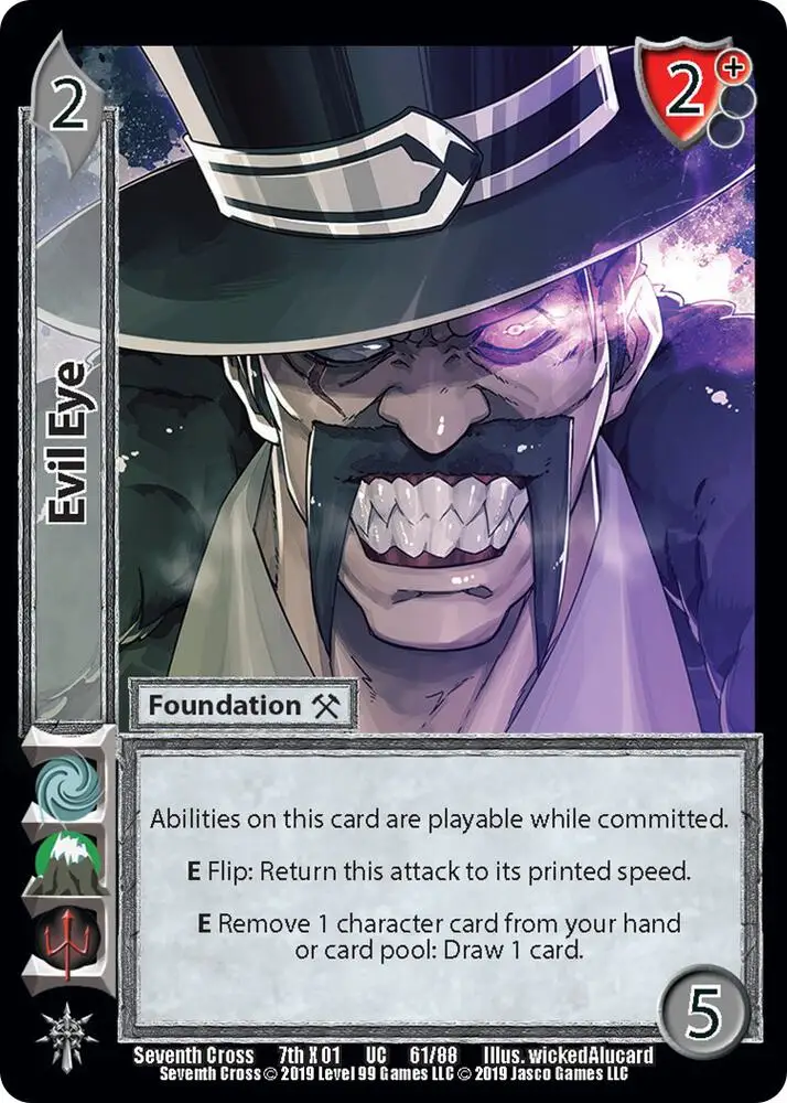 Evil Eye card front