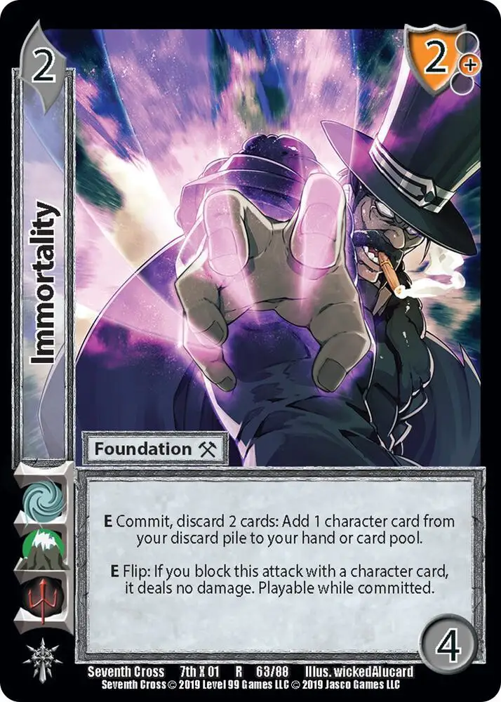 Immortality card front