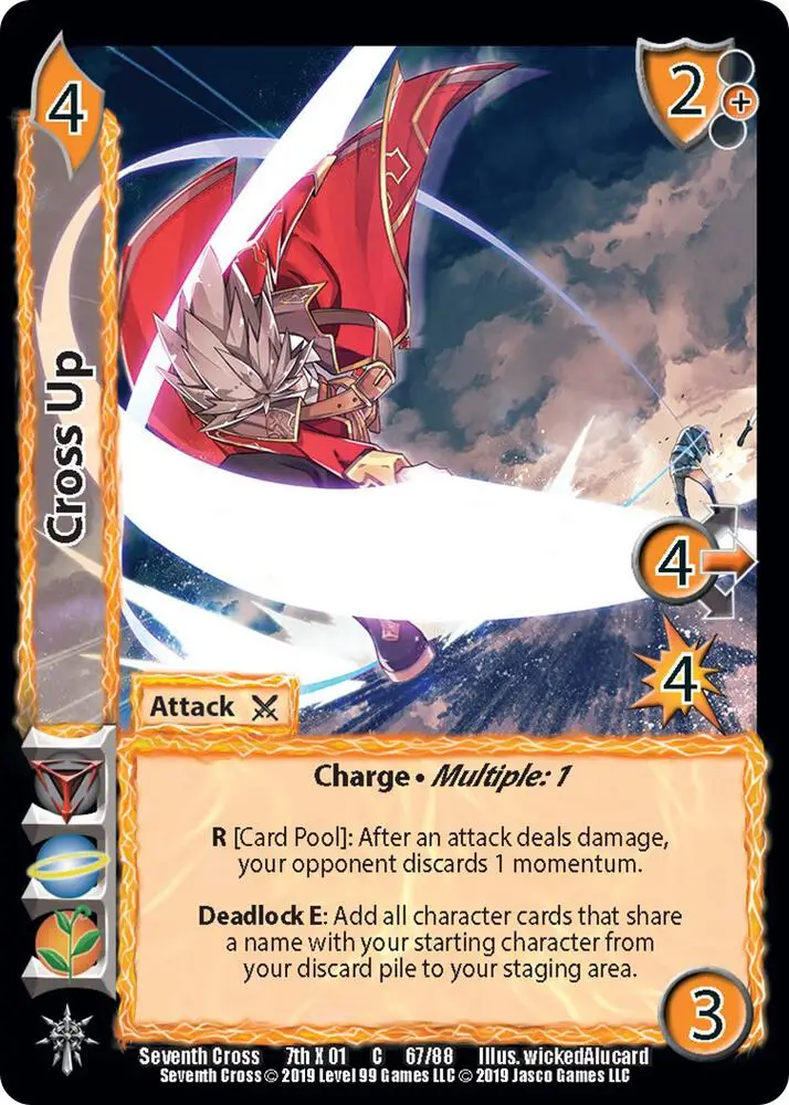 Cross Up card front
