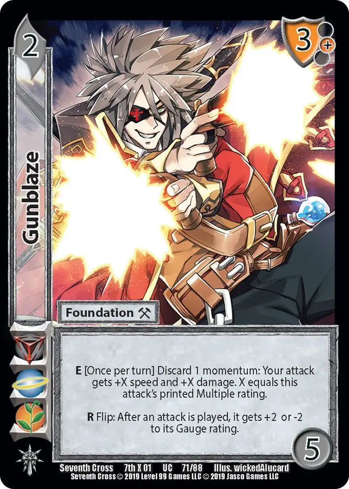 Gunblaze card front