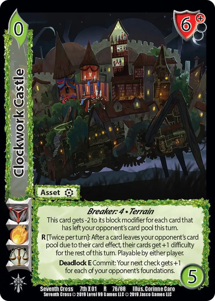 Clockwork Castle card front
