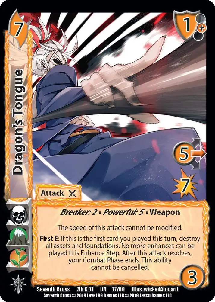 Dragon's Tongue card front