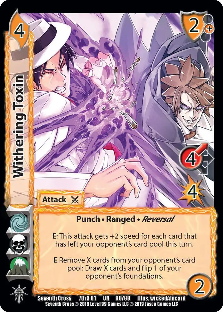 Withering Toxin card front