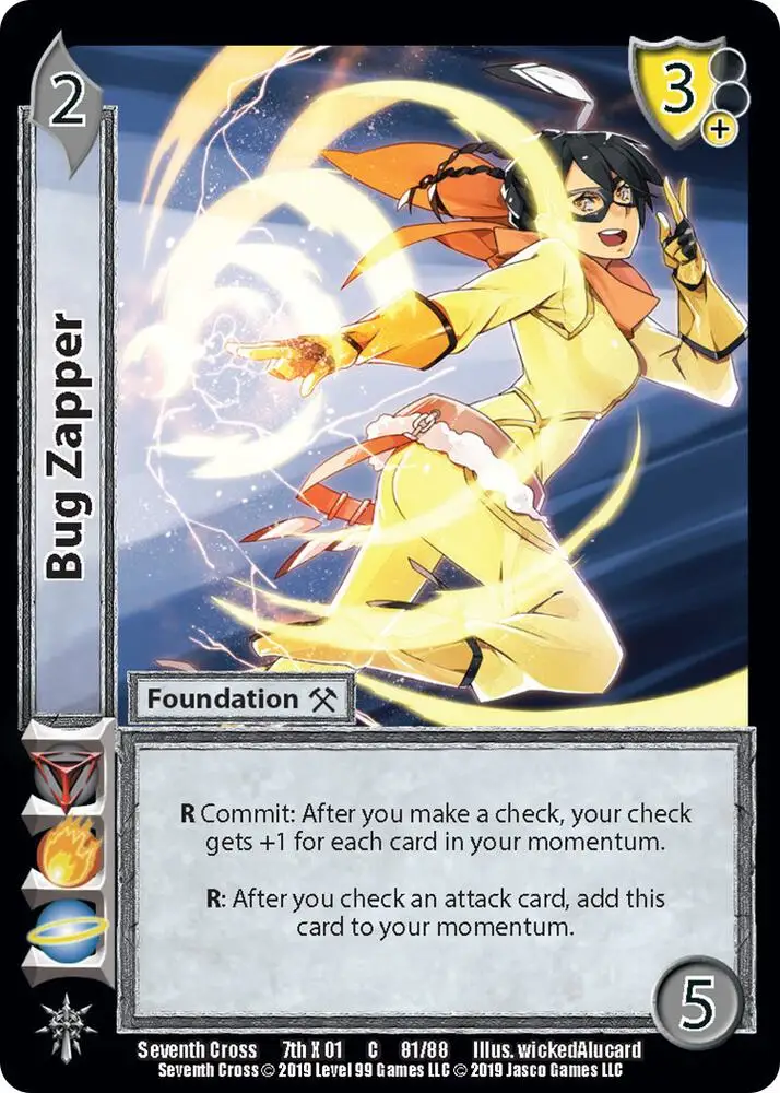 Bug Zapper card front