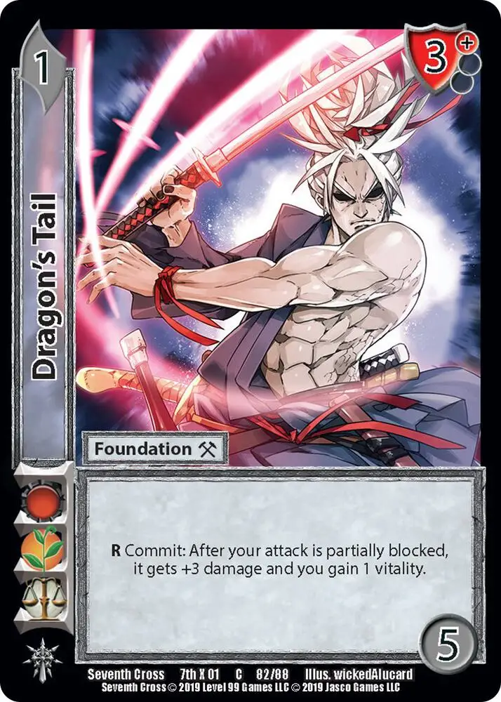 Dragon's Tail card front