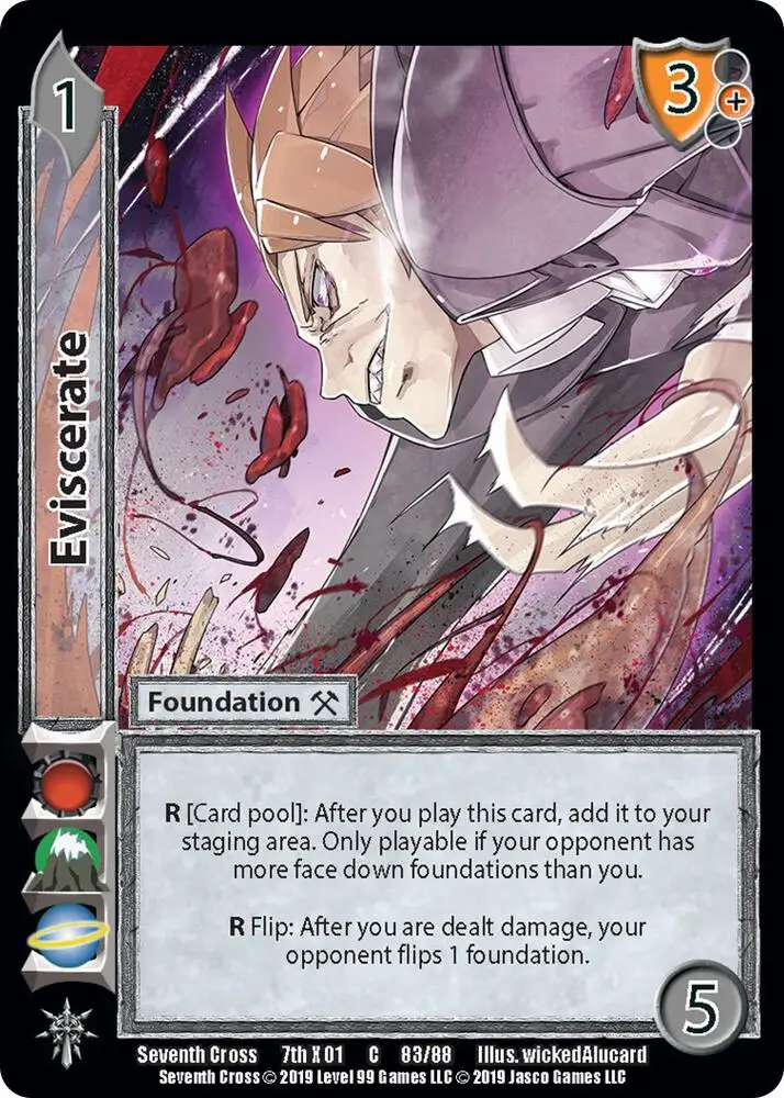Eviscerate card front