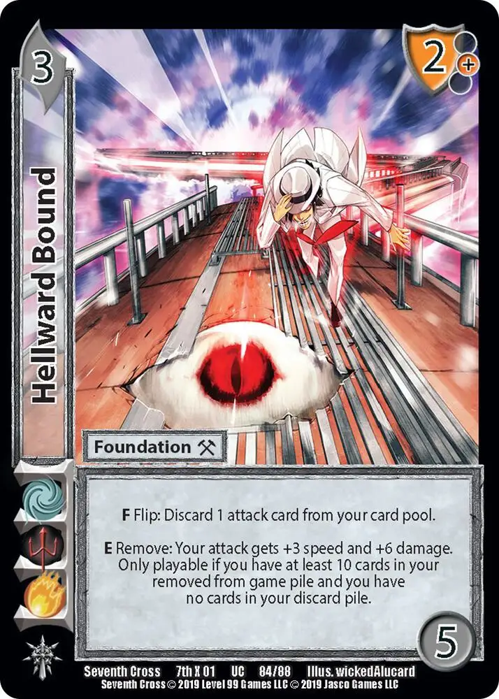 Hellward Bound card front
