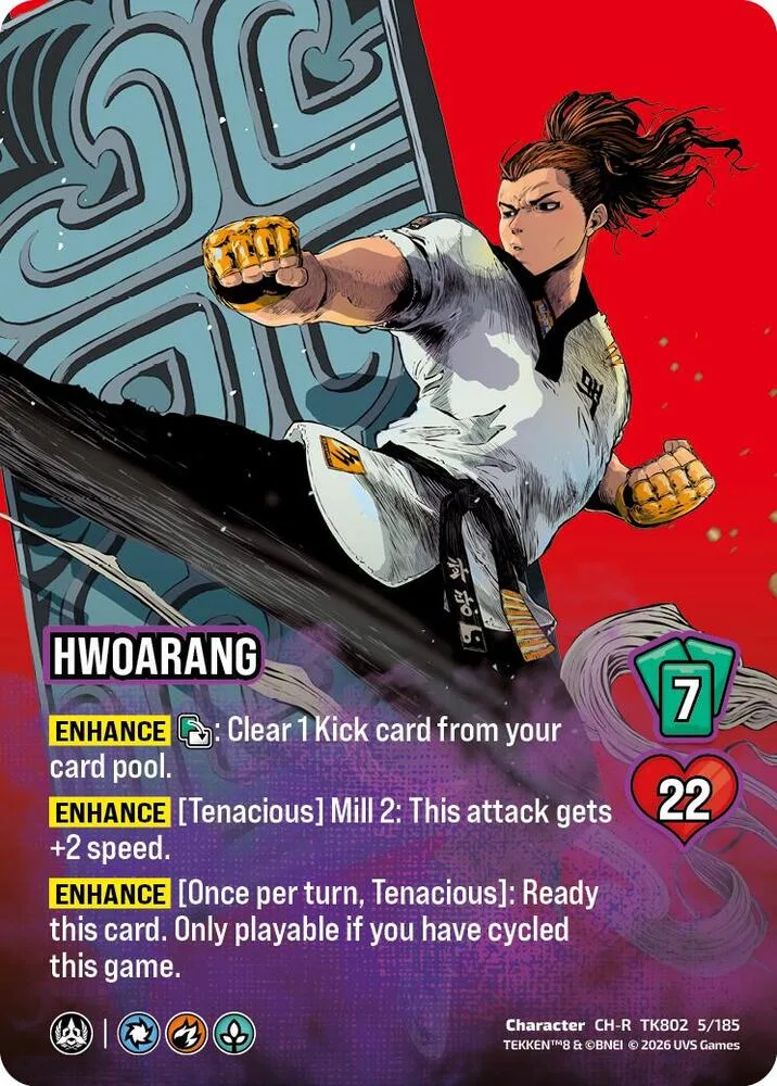 Hwoarang card front