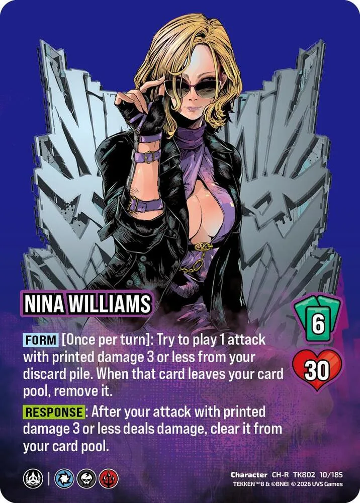 Nina Williams card front